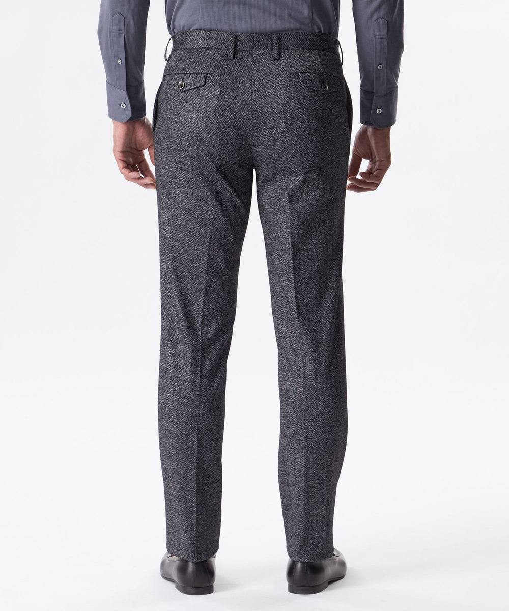 セットアップ対応】ヘリンボーンジャージースラックス(パンツ