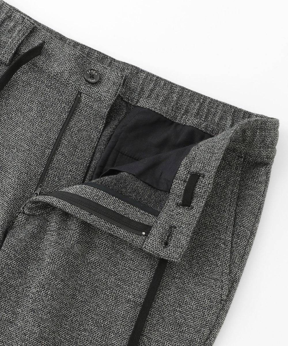 【新品未使用】EPoca Uomo スラックス ➕紺色2枚パンツ Safari5月号掲載＊【セットアップ】クールドッツパンツ(パンツ