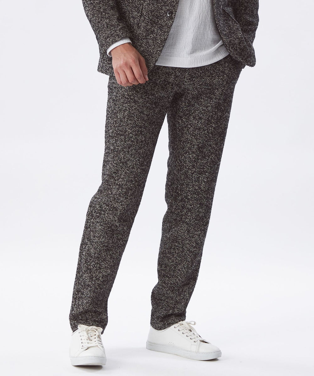 美品 エポカ ウォモ ストレッチ セットアップ サイズ44 S相当 ブラック セットアップ対応】プレーンソフトパンツ(パンツ)｜EPOCA UOMO(エポカ