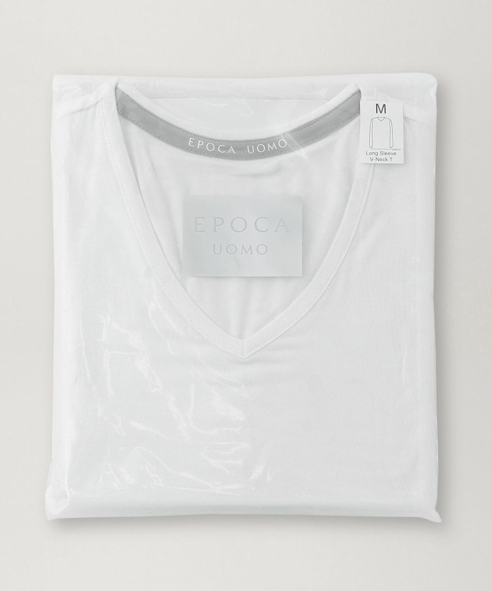 長袖Vネックシャツ(その他)｜EPOCA UOMO(エポカ ウォモ)のファッション