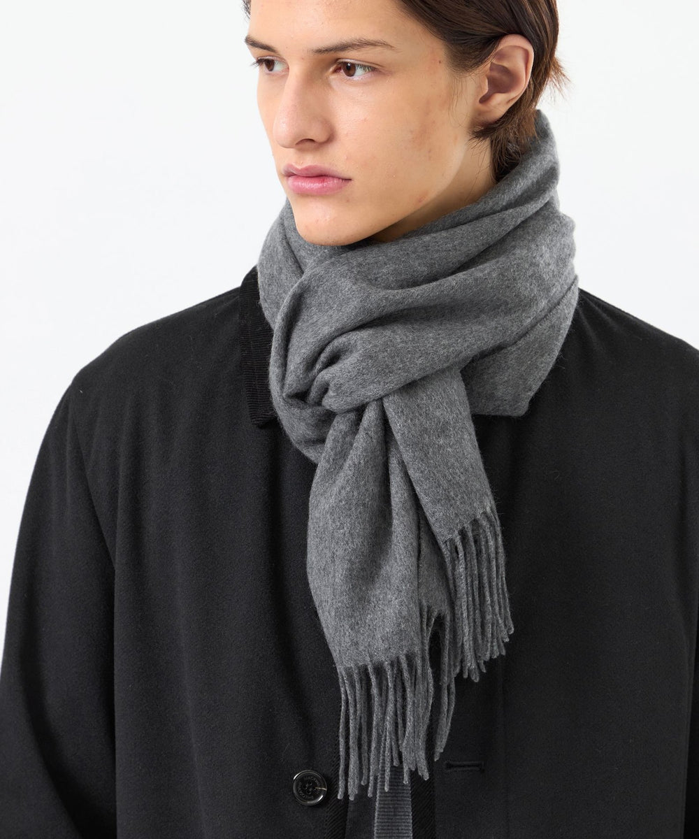 ウォッシャブルカシミヤ ソリッドマフラー(マフラー・ストール