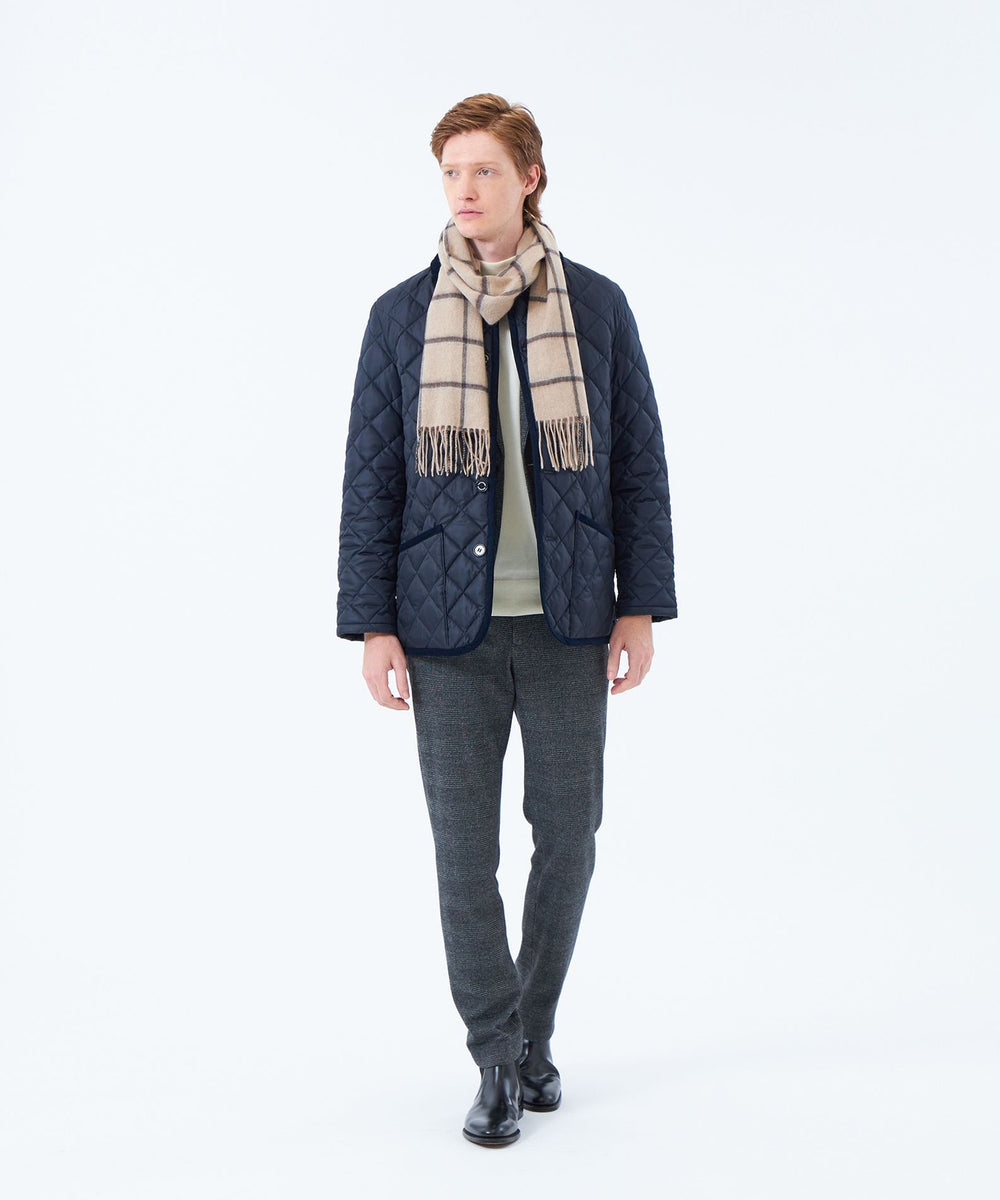 ウォッシャブルカシミヤ ブリティッシュチェックマフラー(マフラー