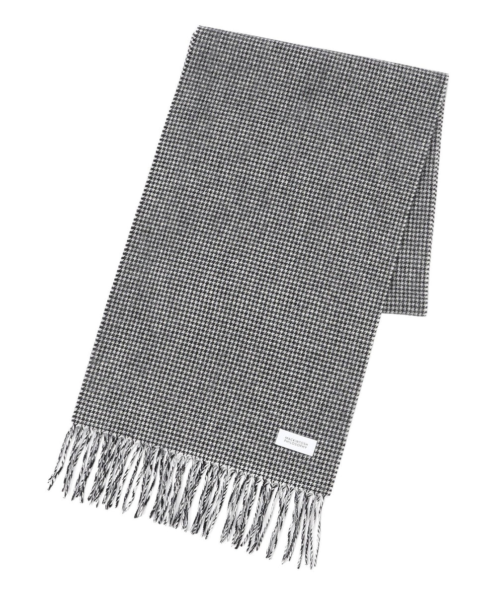 ウォッシャブルウールカシミヤ ブリティッシュチェックマフラー