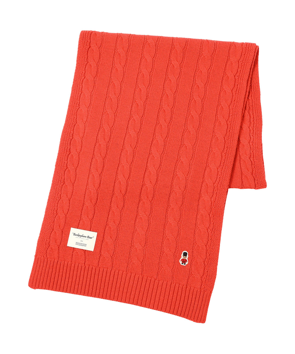 バッキンガムベア ケーブル ニットマフラー(マフラー・ストール
