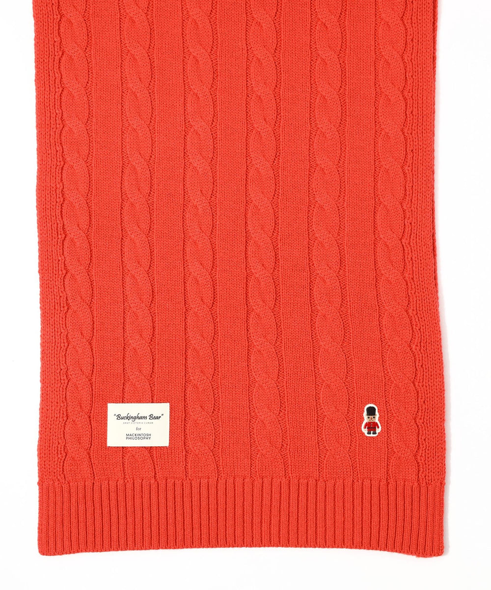 バッキンガムベア ケーブル ニットマフラー(マフラー・ストール