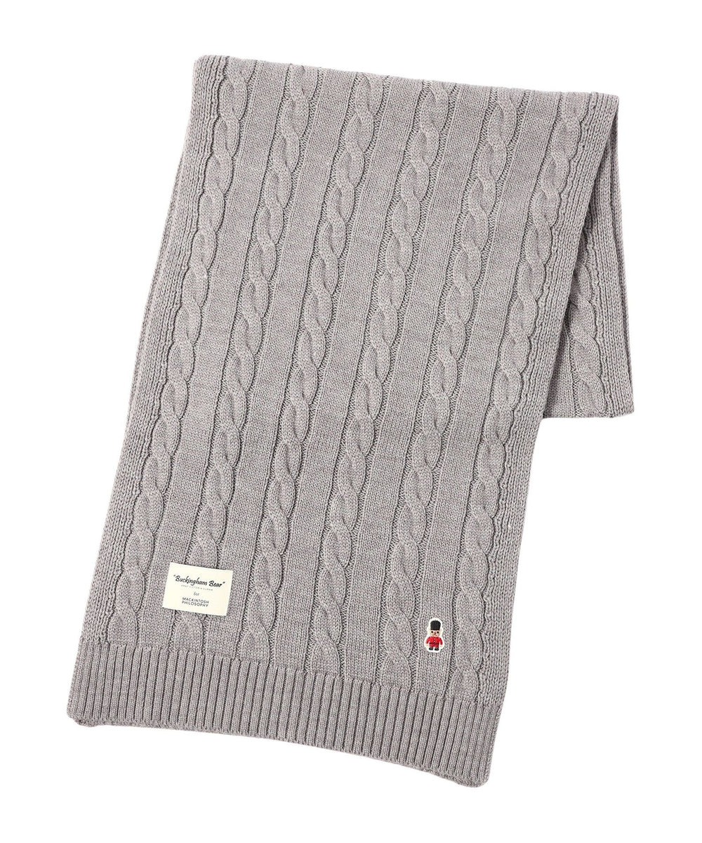 バッキンガムベア ケーブル ニットマフラー(マフラー・ストール