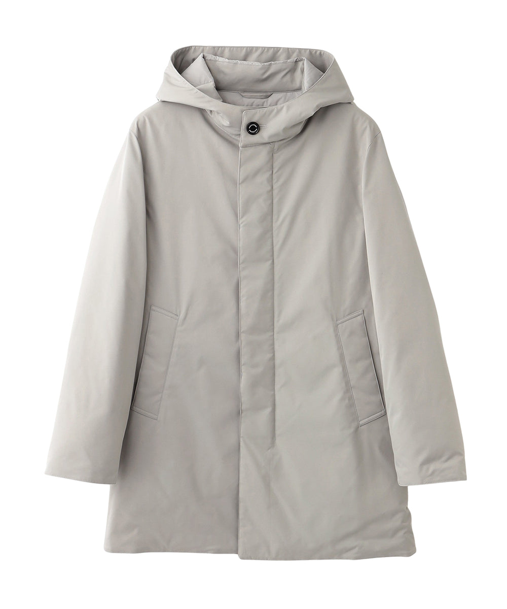 高密度ストレッチツイル/ダウン WELLINGTON HOOD short(ウェリントン