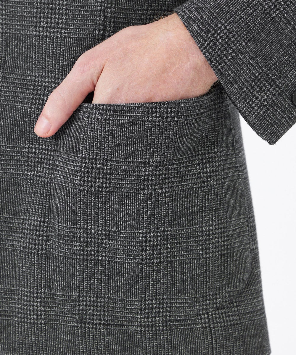 テーラードジャージー ジャケット グレンチェック/千鳥(ジャケット