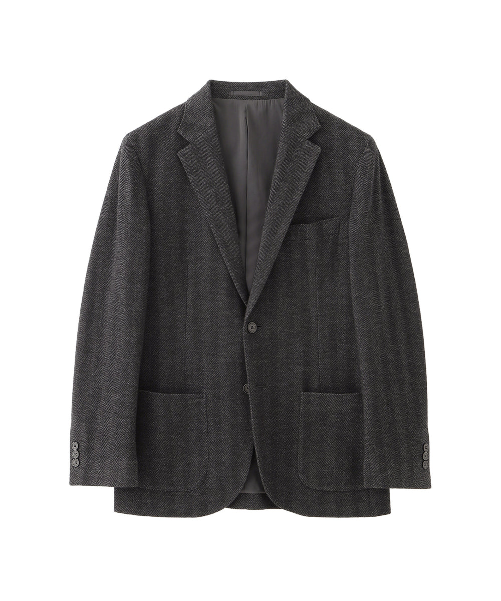 テーラードジャージー ジャケット EMMETEXヘリンボン(ジャケット