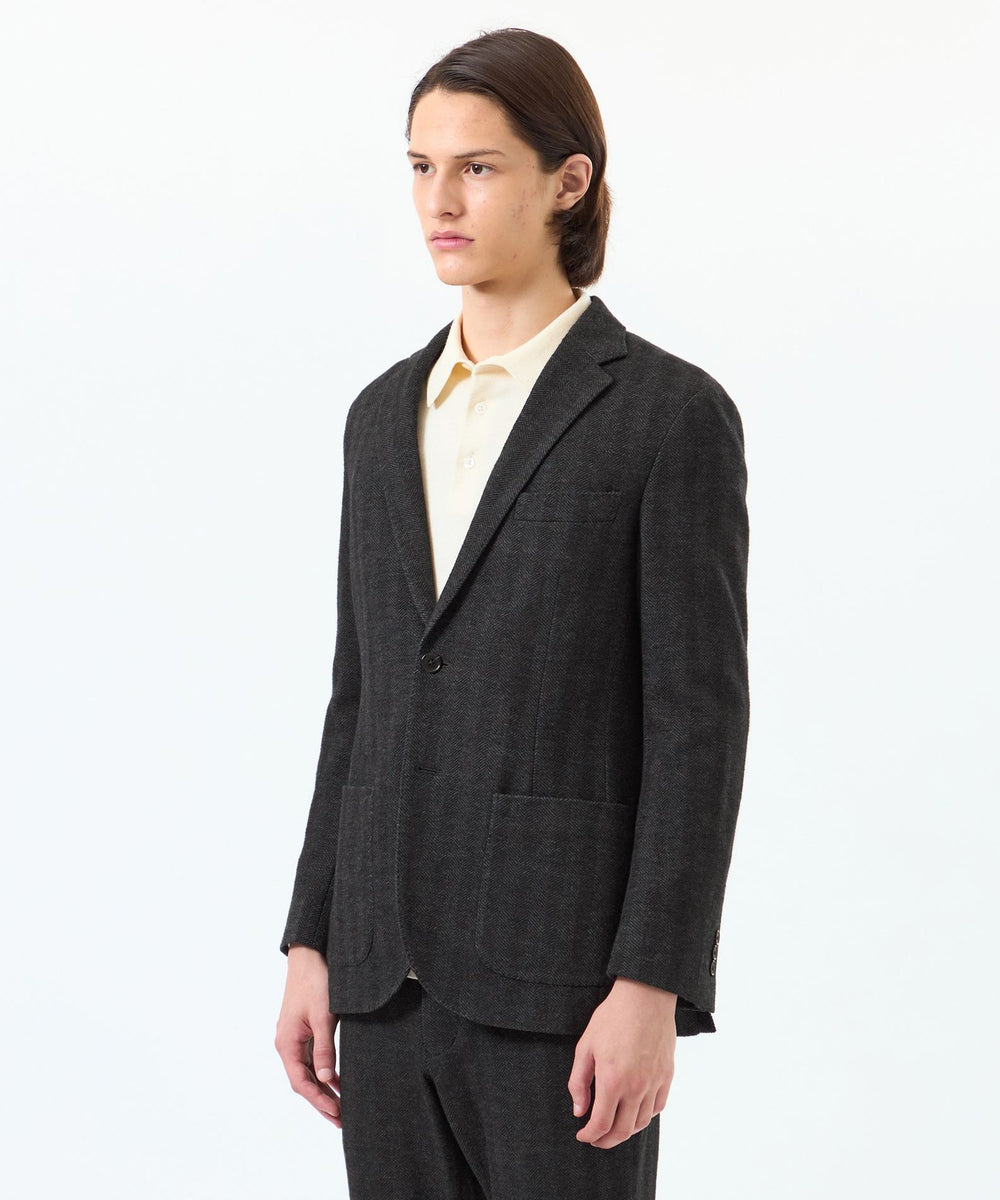 マッキントッシュ テーラードジャージージャケット M テーラードジャージー ジャケット 綿混メランジジャージー