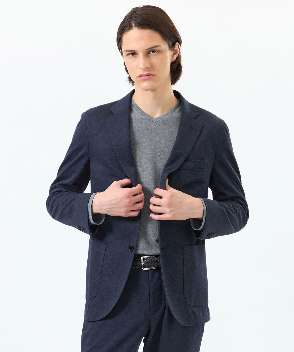 マッキントッシュ テーラードジャージージャケット M テーラードジャージー ジャケット ウール混カラミ織り