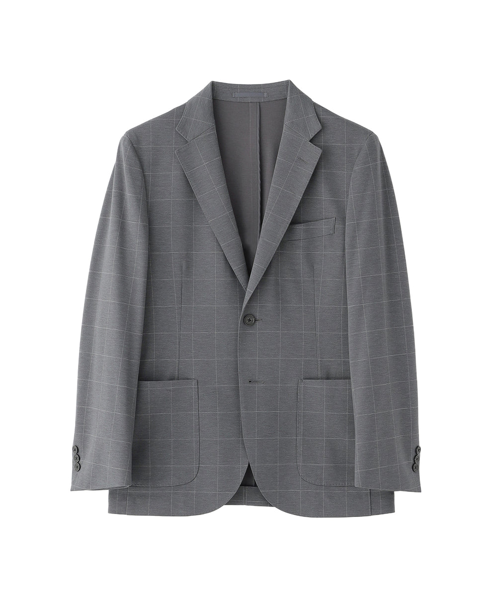 テーラードジャージー ジャケット ウインドペンプリント(ジャケット