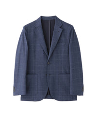 ドラゴンたま様【美品】マッキントッシュ ジャケット ダークネイビー 44 XL COOKMAN（クックマン） Delivery Jacket Woolmix Tartan Scottish Navy