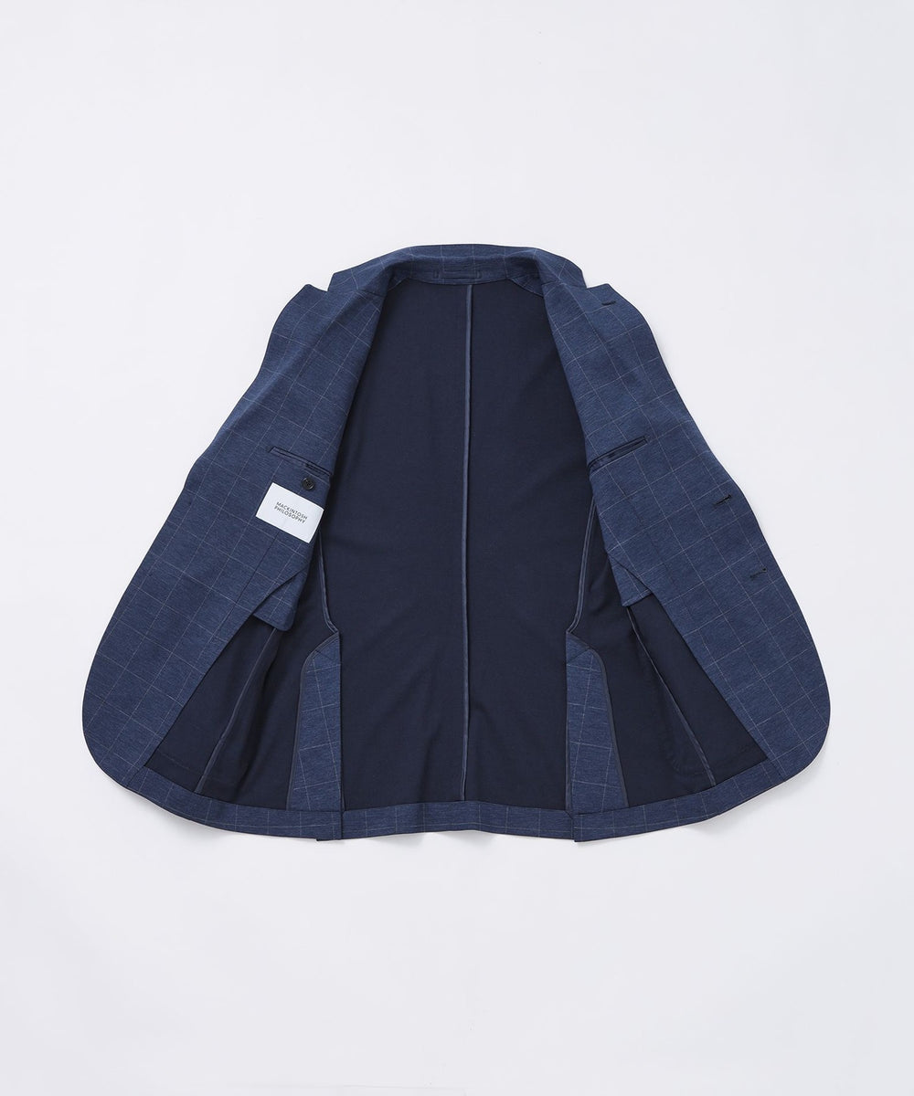 テーラードジャージー ジャケット ウインドペンプリント(ジャケット