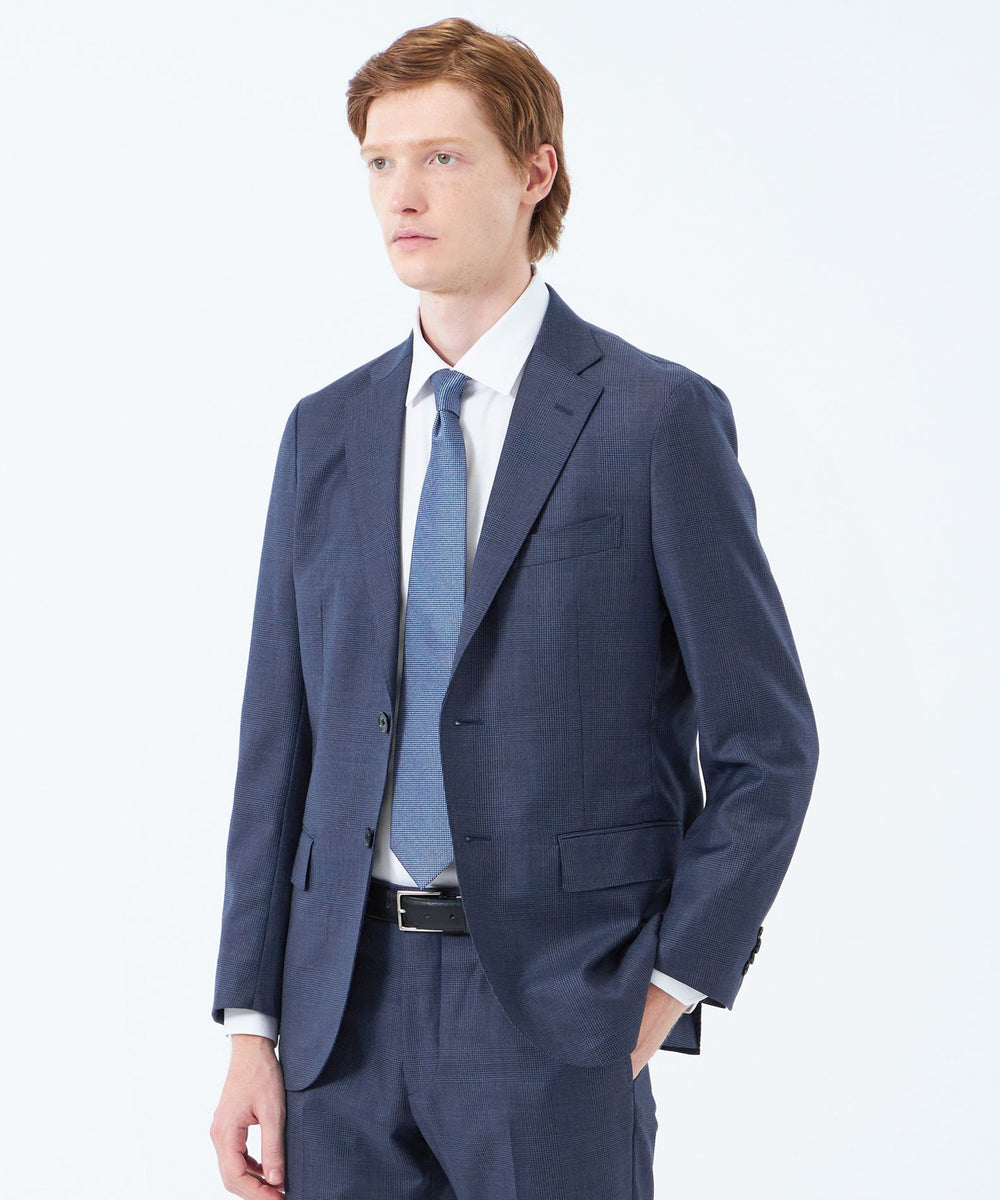 トロッター ジャケット#108 ウール混グレンチェック(ジャケット