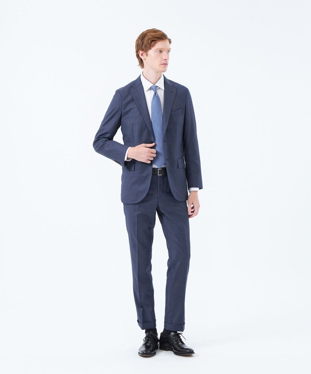 トロッター ジャケット#108 ウール混グレンチェック(ジャケット