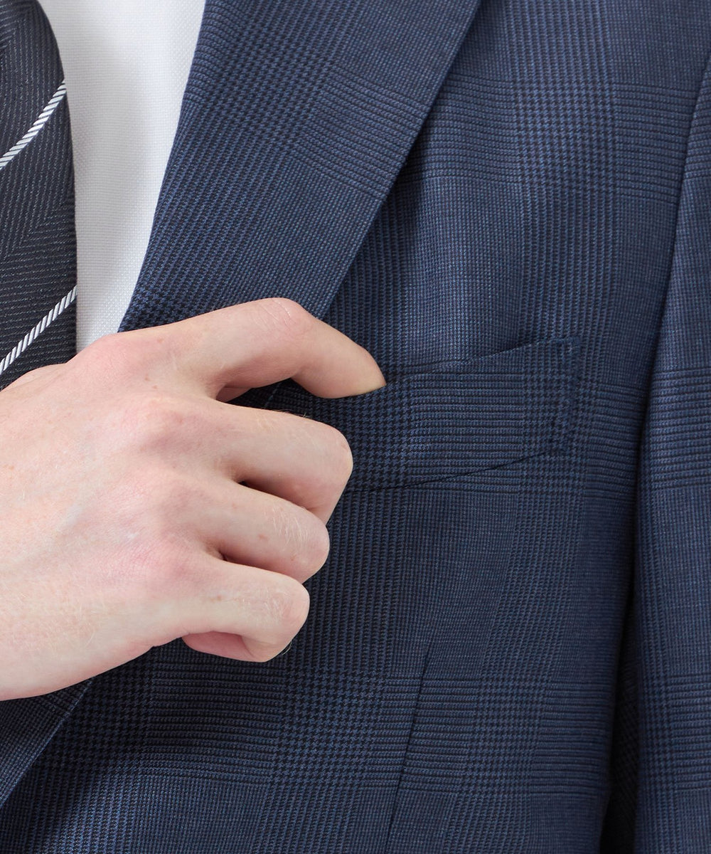 トロッター ジャケット#108 ウール混グレンチェック(ジャケット