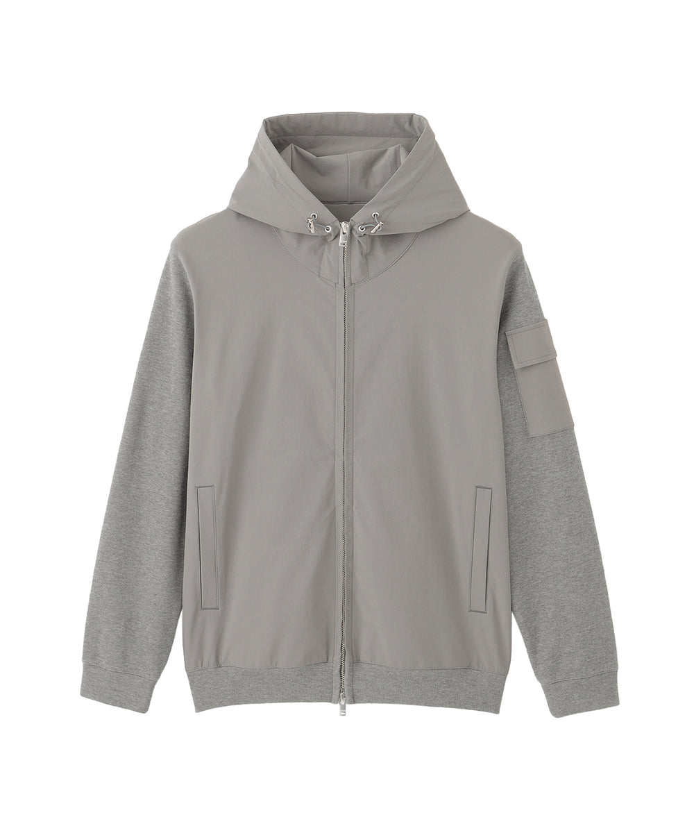 リブダンボールニット コンビパーカー(ブルゾン)｜MACKINTOSH