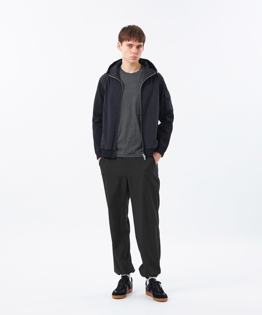 リブダンボールニット コンビパーカー(ブルゾン)｜MACKINTOSH