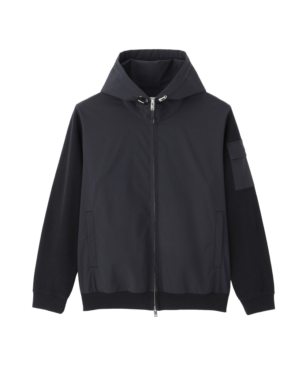 リブダンボールニット コンビパーカー(ブルゾン)｜MACKINTOSH