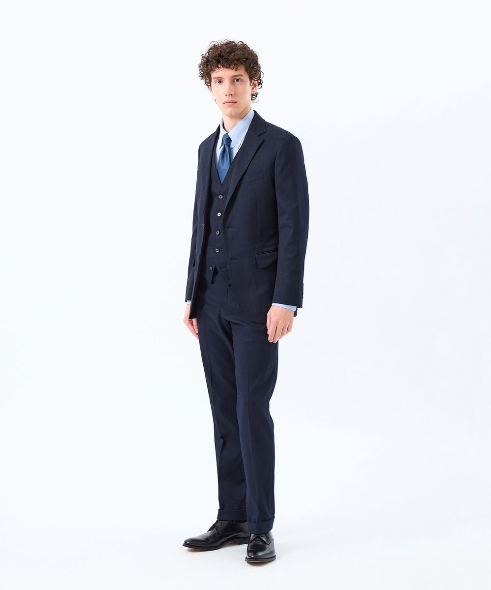 マッキントッシュフィロソフィー 3ピース TROTTER スーツ バーズアイ