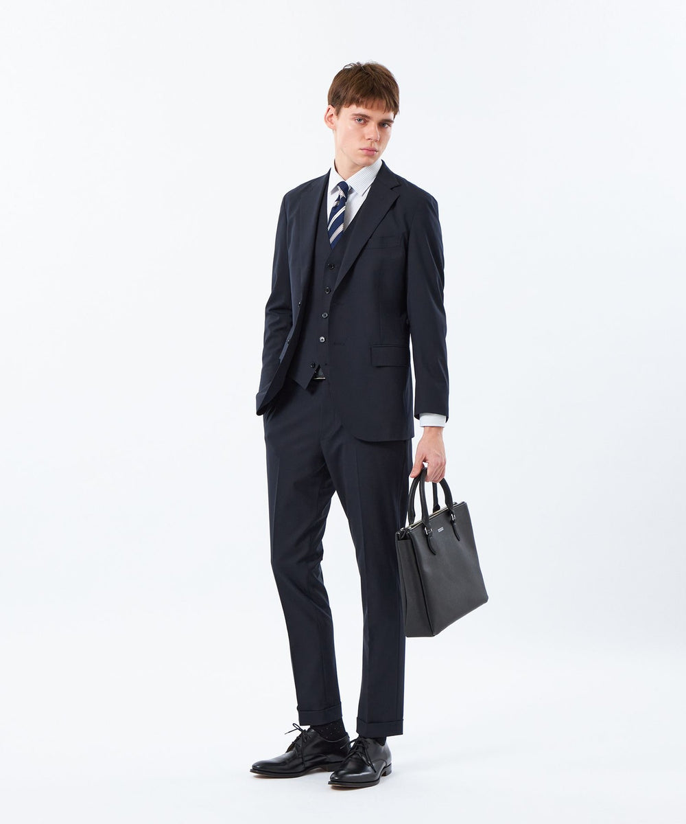 トロッター ウェストコート ＃109 ウール混ストレッチトロピカル