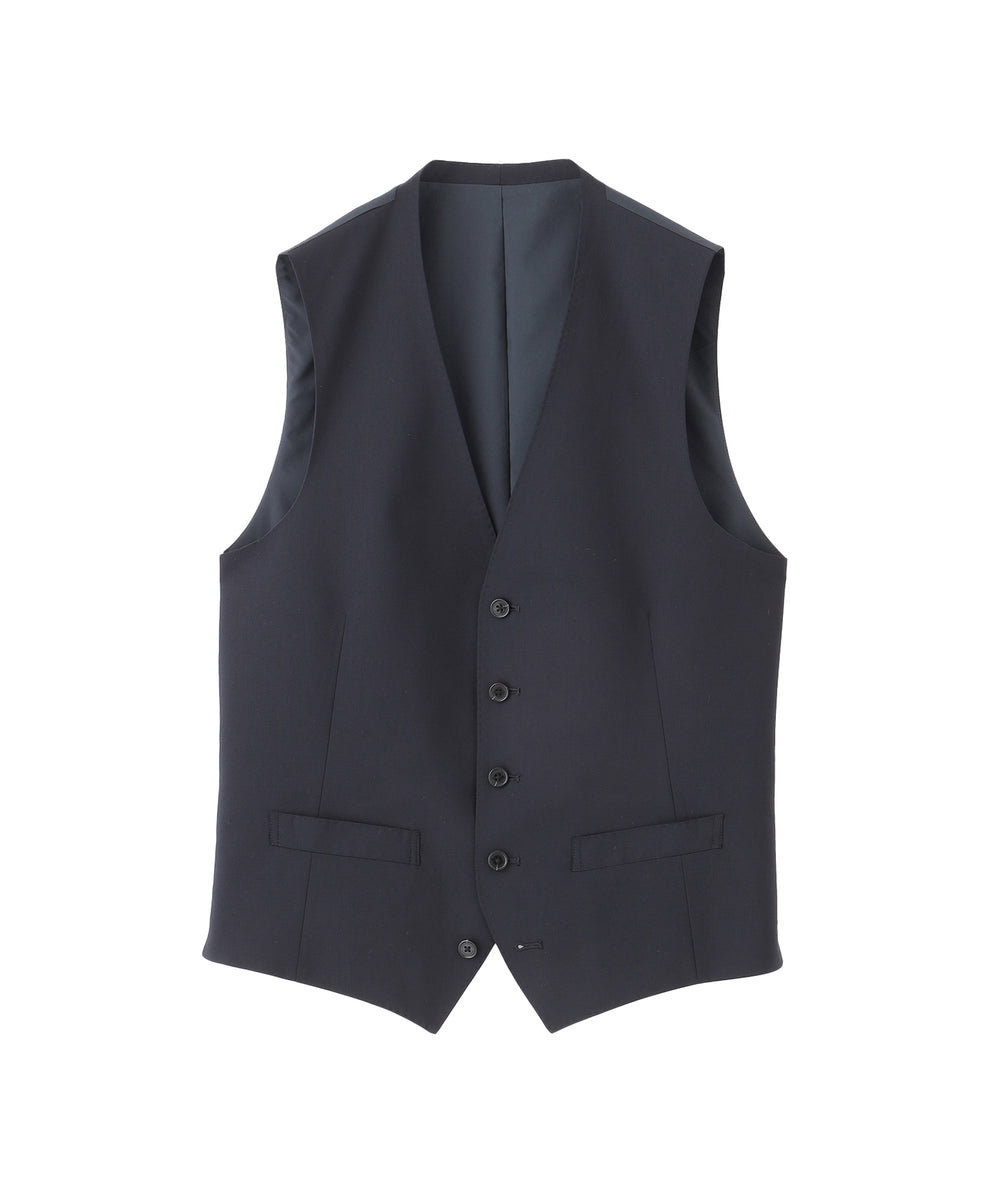 トロッター ウェストコート ＃109 ウール混ストレッチトロピカル