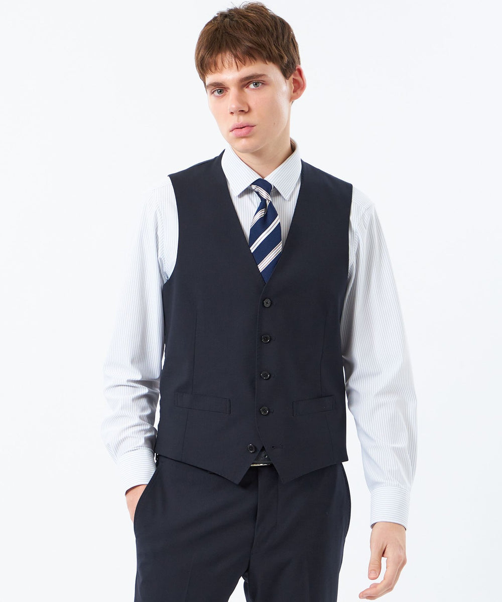 トロッター ウェストコート ＃109 ウール混ストレッチトロピカル