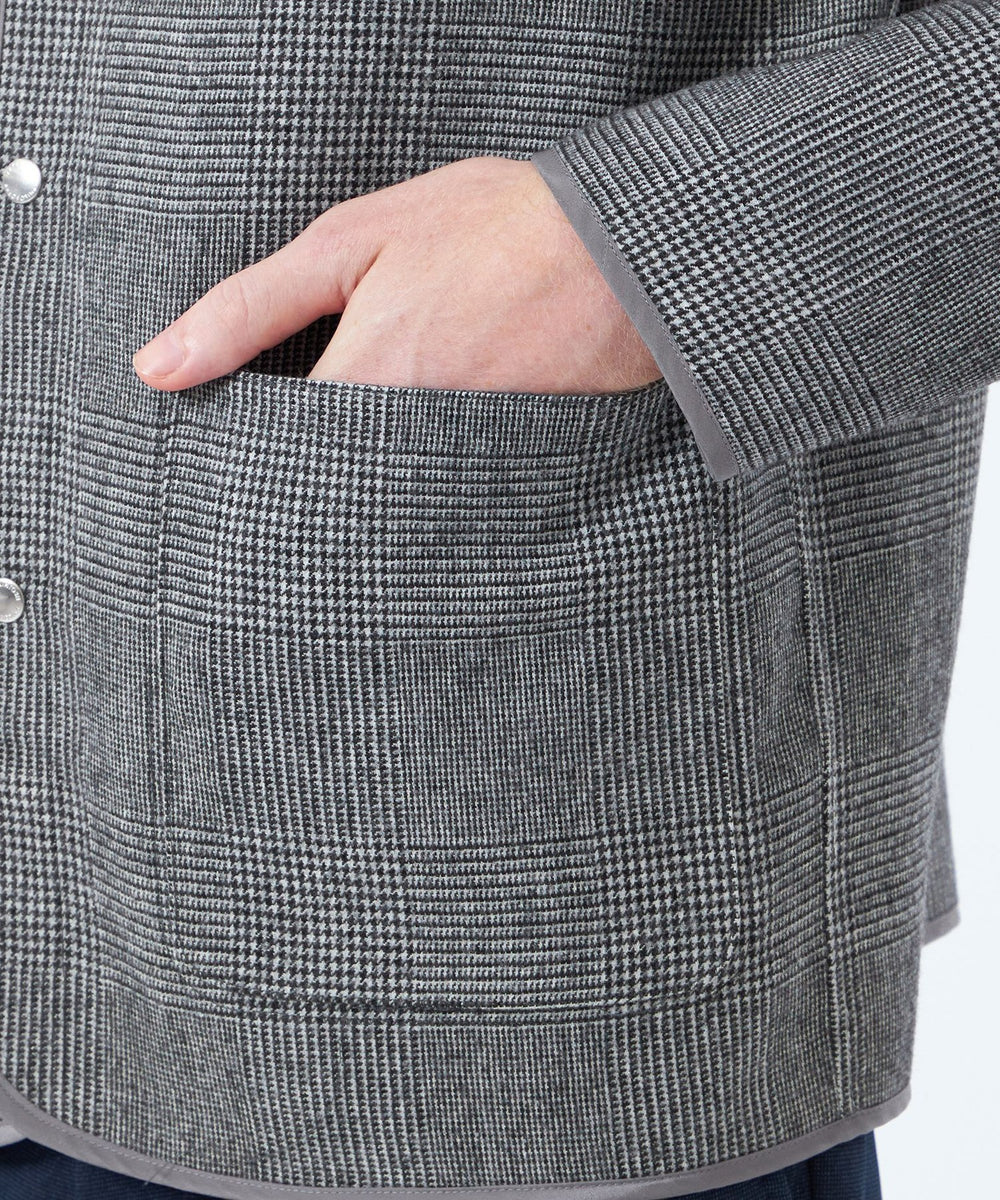 新品 MACKINTOSH PHILOSOPHY ノーカラージャケット ノーカラージャケット 高密度リバークロス(ブルゾン