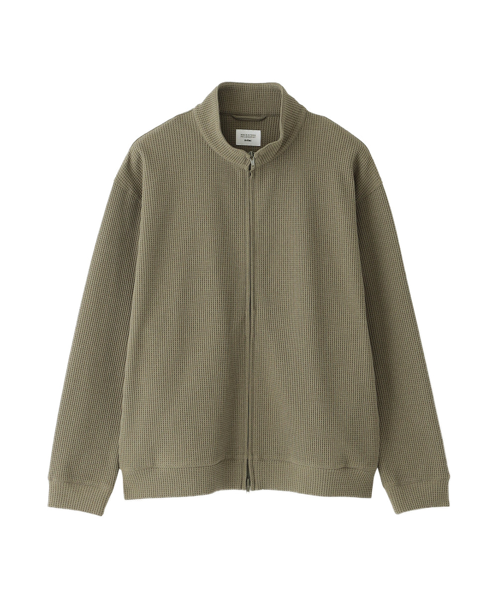 ブリテック スタンドカラージップアップ テクノワッフル(ブルゾン