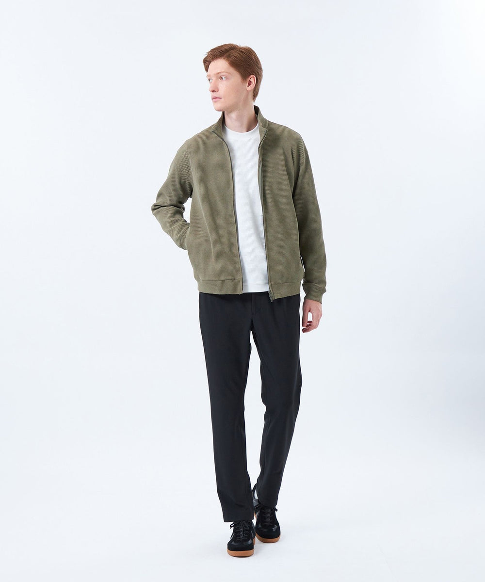 ブリテック スタンドカラージップアップ テクノワッフル(ブルゾン