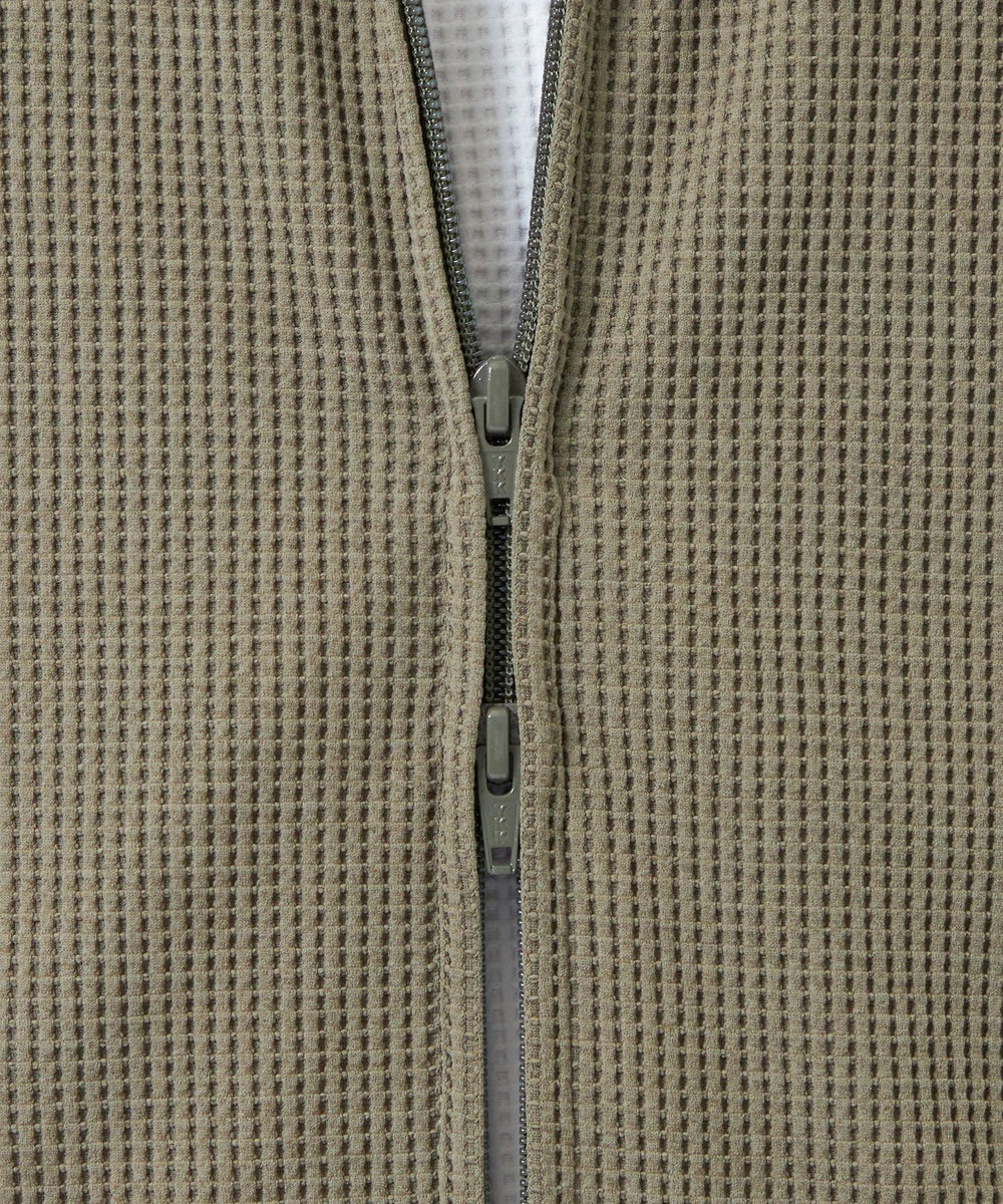 ブリテック スタンドカラージップアップ テクノワッフル(ブルゾン