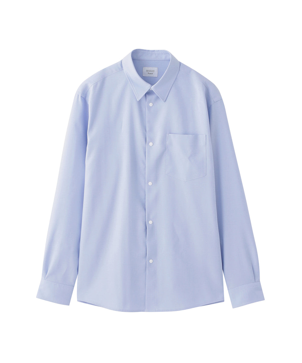 トロッター レギュラーカラースナップ 無地/チェック(トップス