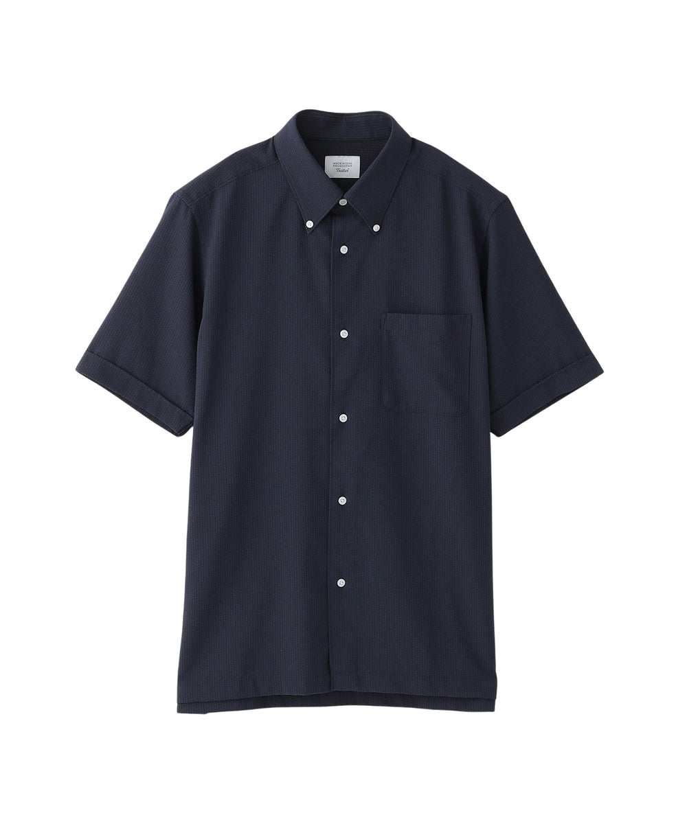 WEB&一部店舗限定】トロッター スクエアボタンダウン半袖シャツ