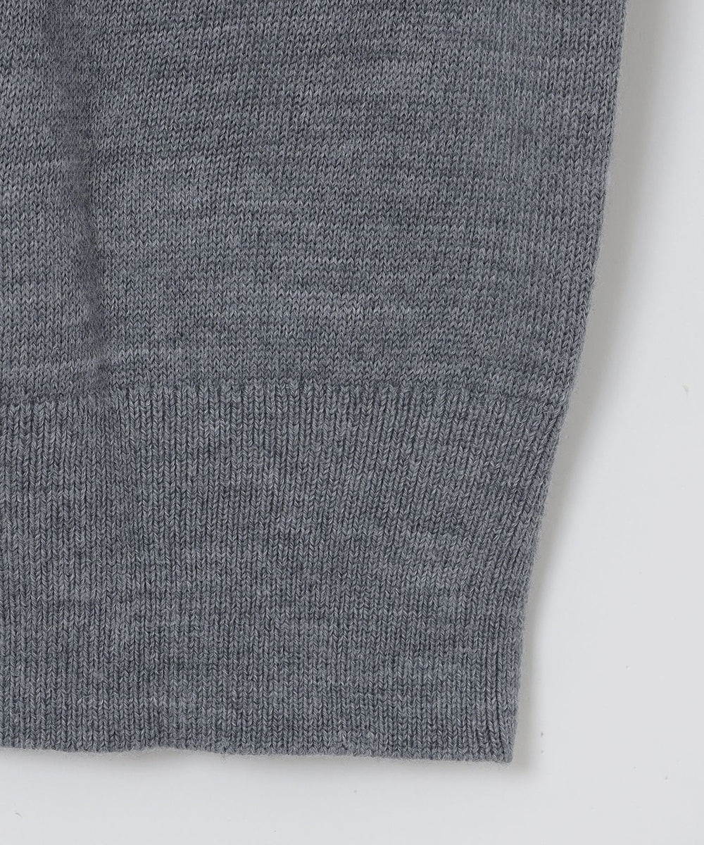 WEB&一部店舗限】ハイゲージ天竺 モックネックプルオーバーニット