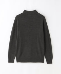 ハイゲージ天竺 モックネックプルオーバーニット(トップス
