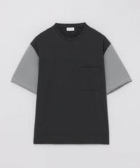 TEXBRID天竺×サッカー スリーブコンビTシャツ(トップス)｜MACKINTOSH