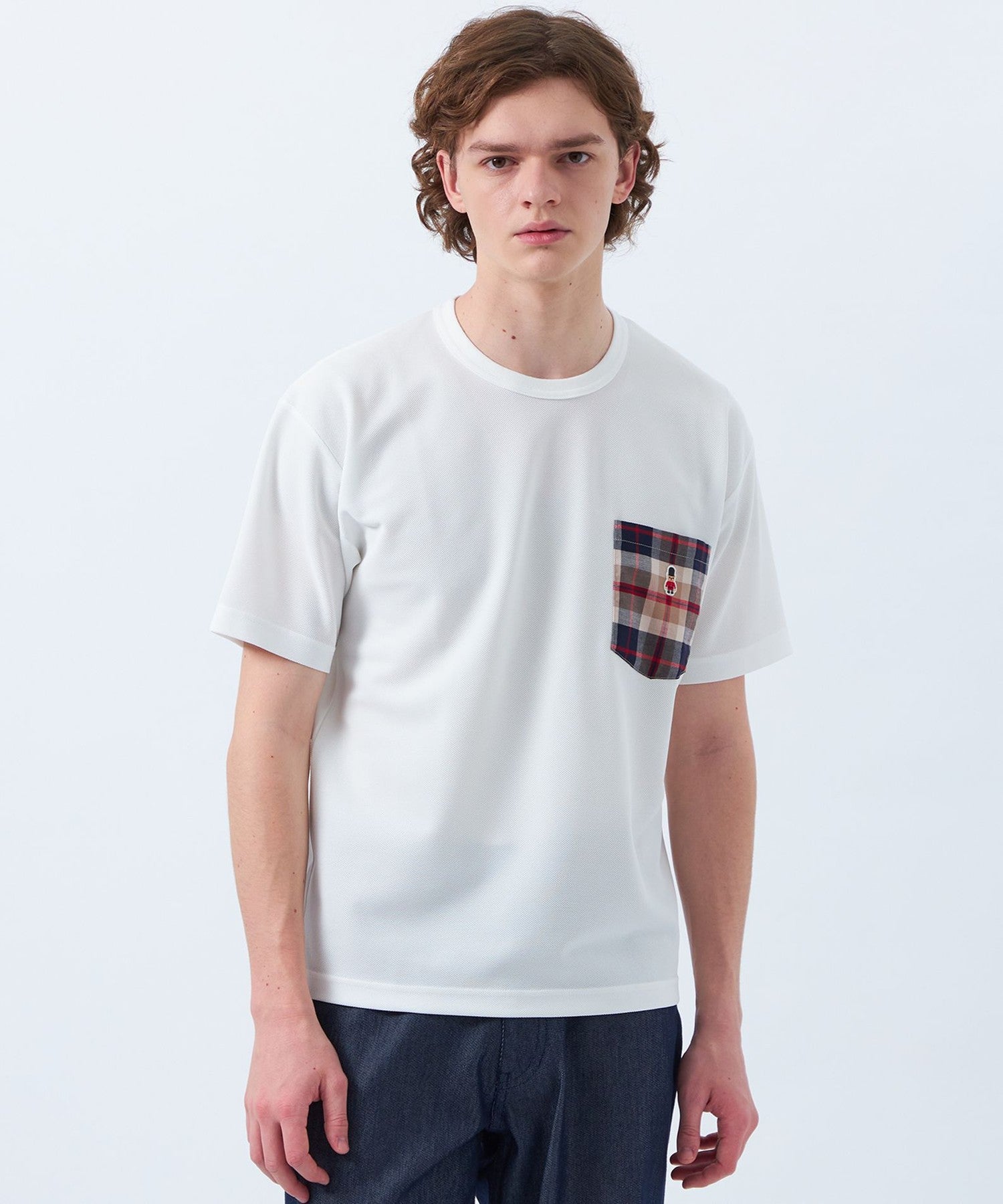 1158-H1P7555501__A,01,モデル身長186cm 着用サイズ：40