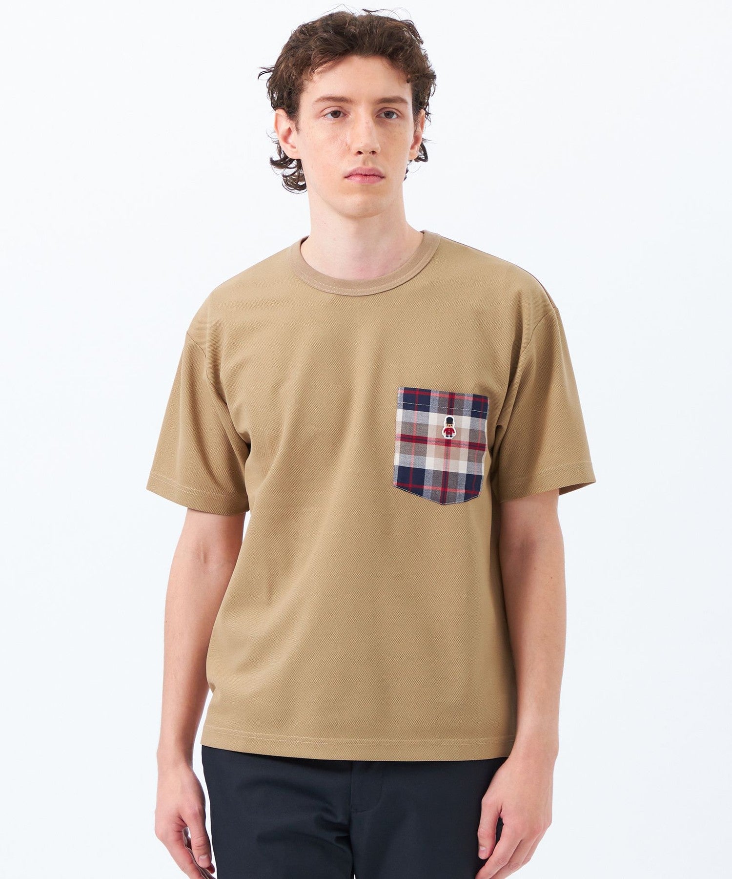 1158-H1P7555545__A,45,モデル身長184cm 着用サイズ：40