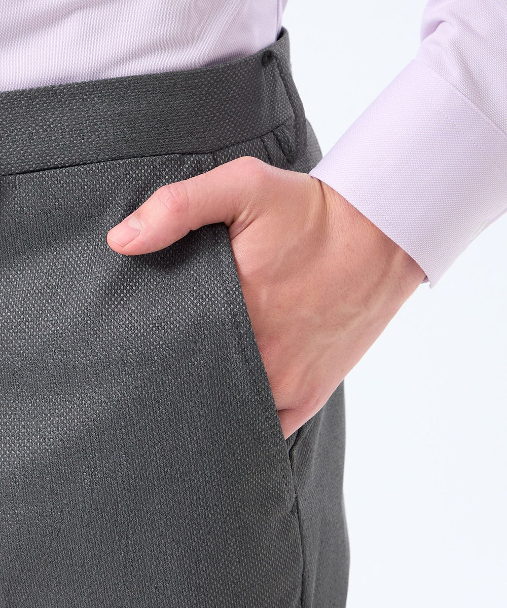 トロッター トラウザーズ #000（ナンバーゼロ）バーズアイストレッチ