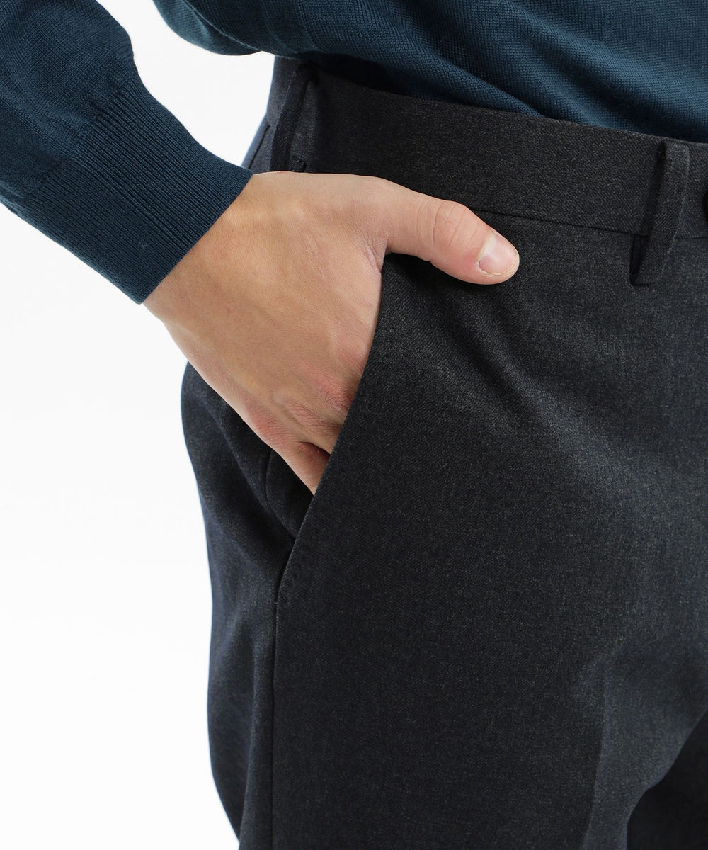 トロッター エクストラソリッドトラウザーズ 杢調サージ/千鳥