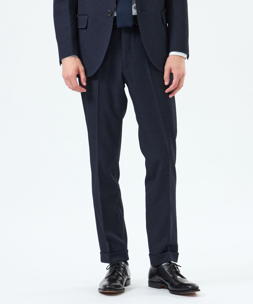 976 マッキントッシュTROTTER伸縮ネイビーセットアップ多機能撥水38R 976 マッキントッシュTROTTER伸縮ネイビーセットアップ多機能