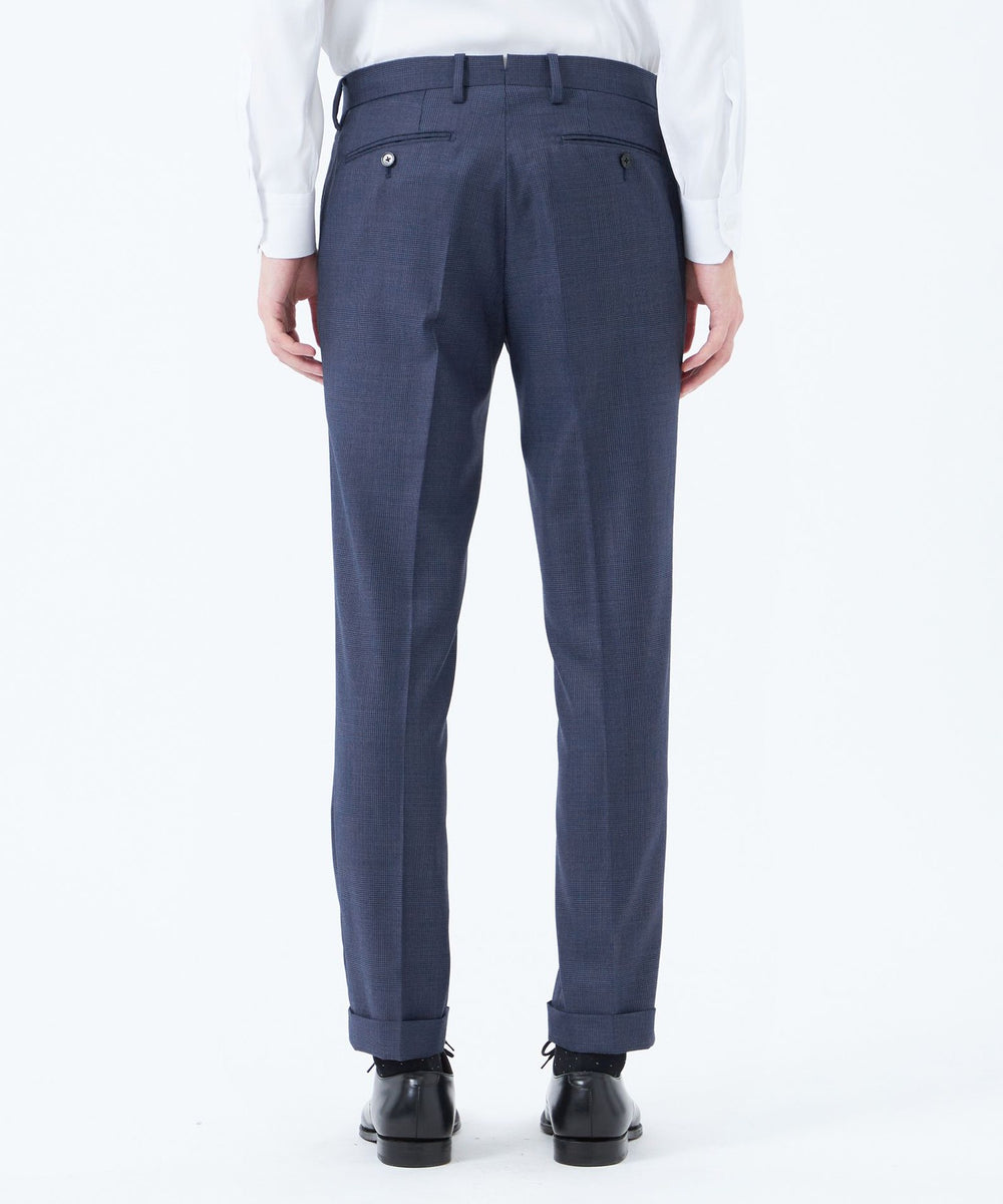 トロッター トラウザーズ#108 ウール混グレンチェック(パンツ