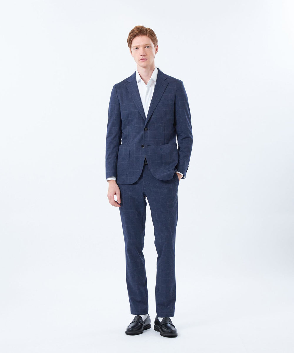 テーラードジャージー パンツ ウインドペンプリント(パンツ