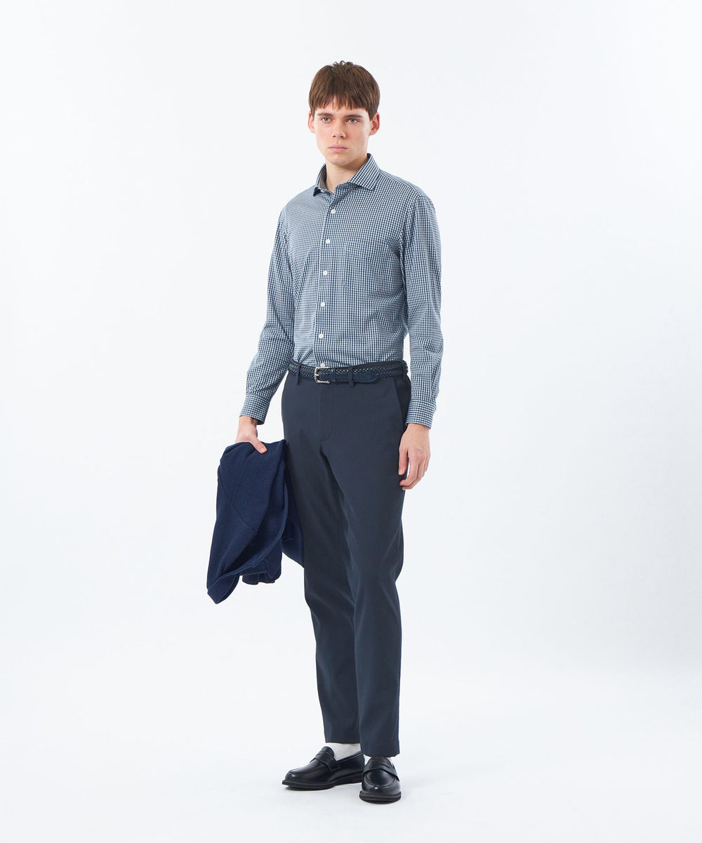 新品未使用 MACKINTOSH マッキントッシュ パンツスーツ ネイビー L ドライストレッチオックス エラスティックパンツ(パンツ)｜MACKINTOSH