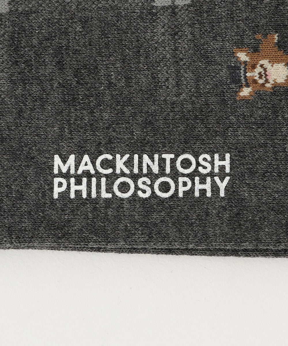 コーギー×チェック カジュアルソックス(その他)｜MACKINTOSH