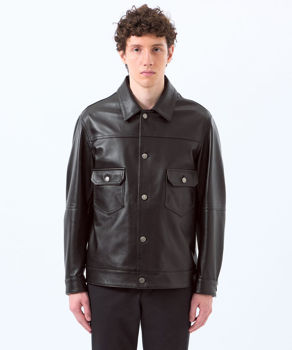 EMMETIコラボ レザートラッカージャケット(ブルゾン)｜MACKINTOSH