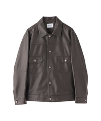 EMMETIコラボ レザートラッカージャケット(ブルゾン)｜MACKINTOSH