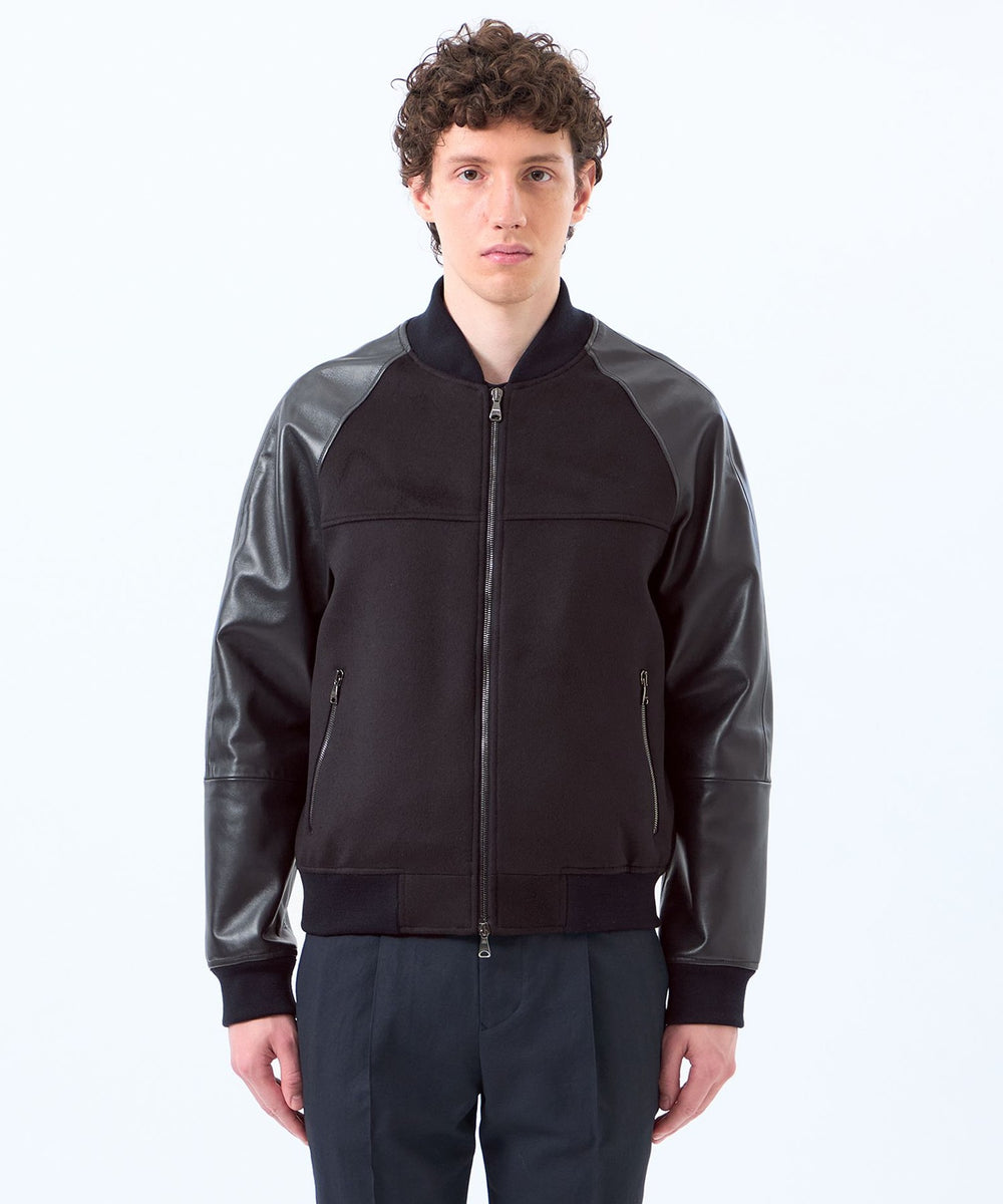 エンメティEMMETI ラムレザーコンビパーカー マッキントッシュフィロソフィー MACKINTOSH PHILOSOPHY（ﾏｯｷﾝﾄｯｼｭ ﾌｨﾛｿﾌｨｰ）の「EMMETIコラボ