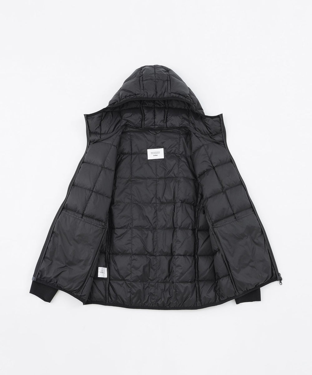 スクエアキルト＆ニット コンビパーカー with TAION(ブルゾン